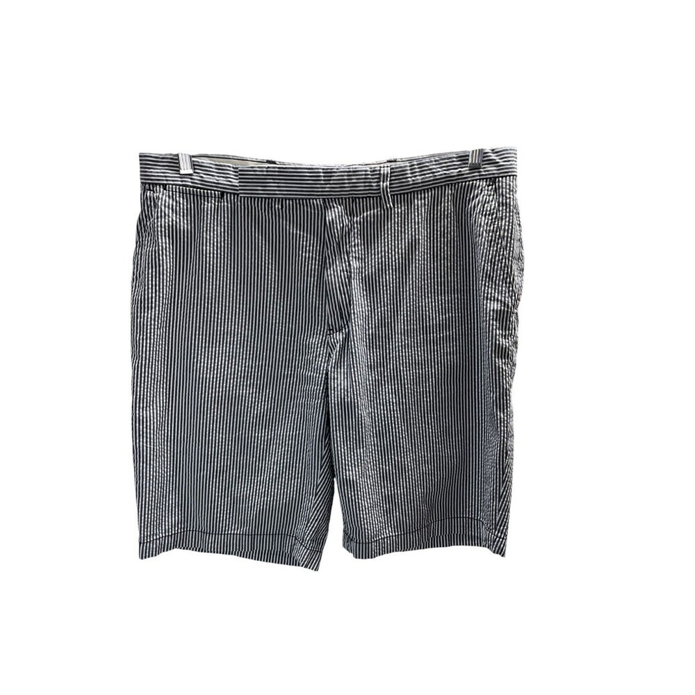 Polo Ralph Lauren Shorts Men's Size 36 Gray White Stripes Bradbury Fit